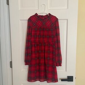 Wonder Nation Red Plaid Kids Dress